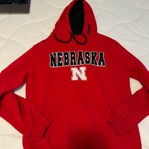 Colosseum Red Huskers Hoodie